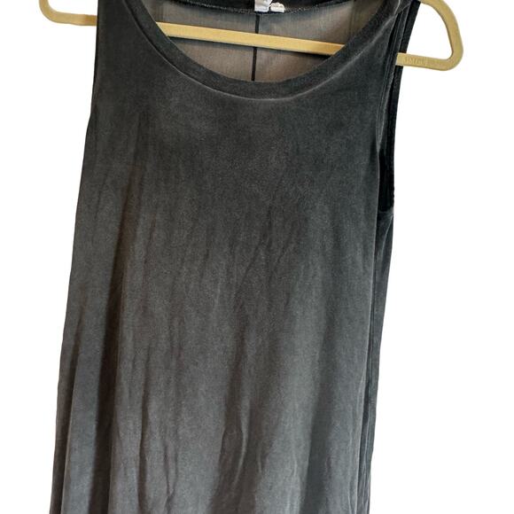 Cable and Gauge Grey Sack Dress with Mesh V Back- size M - Picture 2 of 6